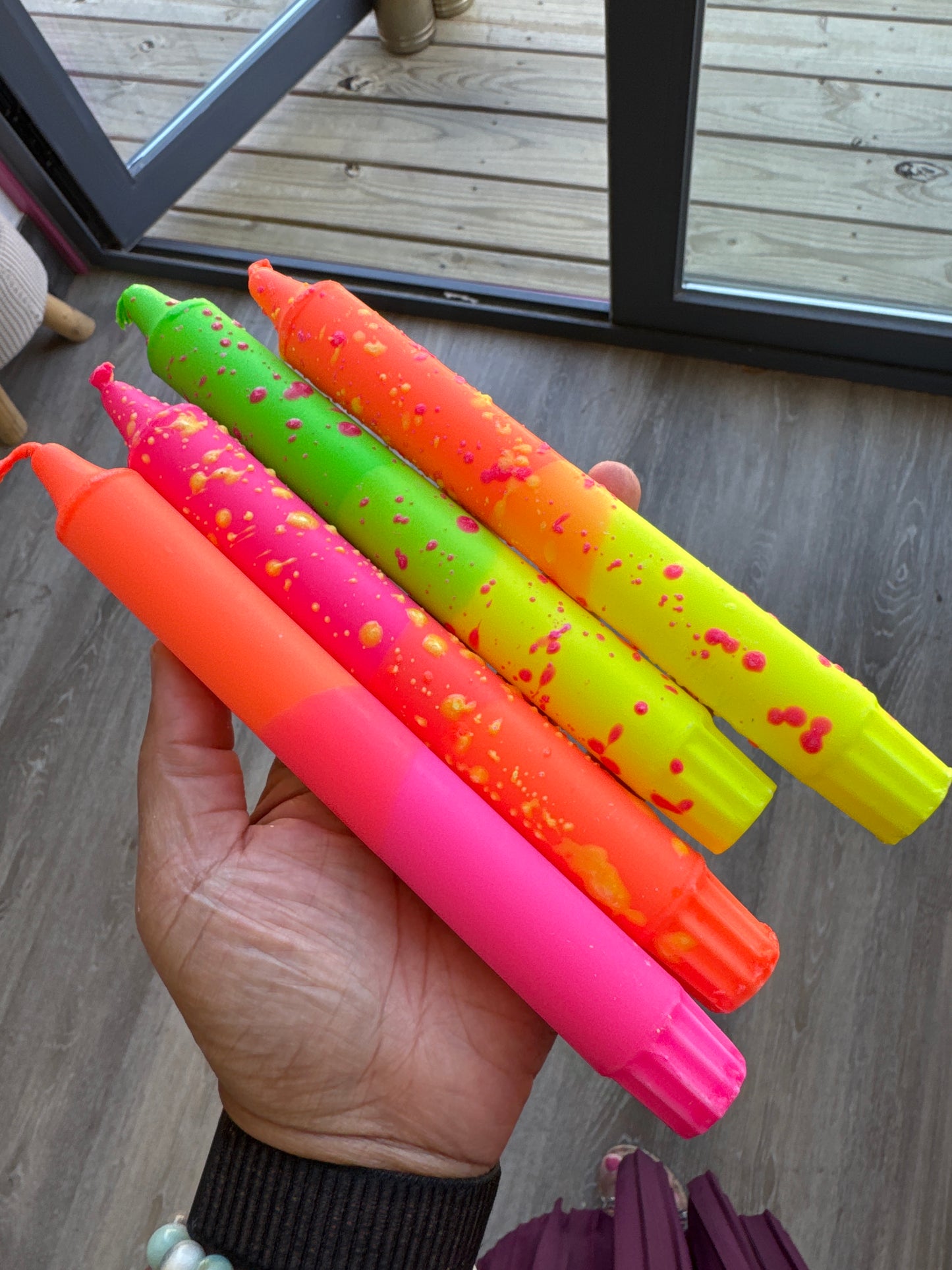 Taper candles- color mix