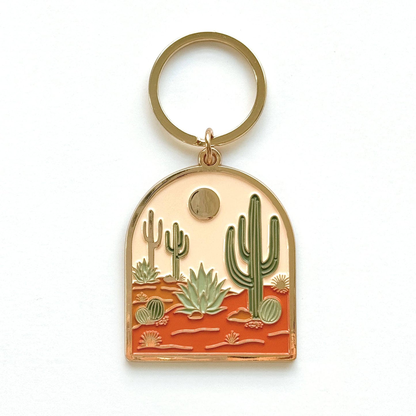 Warm Desert Arch Keychain | Summer Gift + Garden Gift