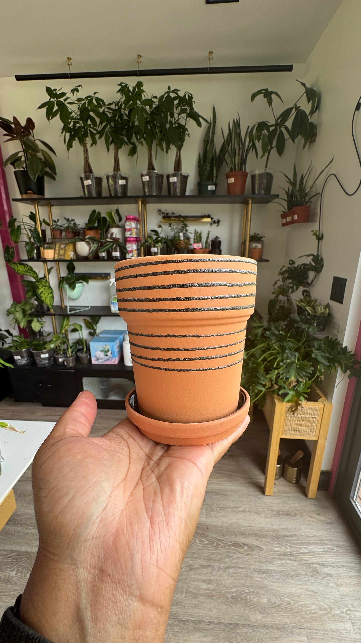 Herati Pot w/ saucer