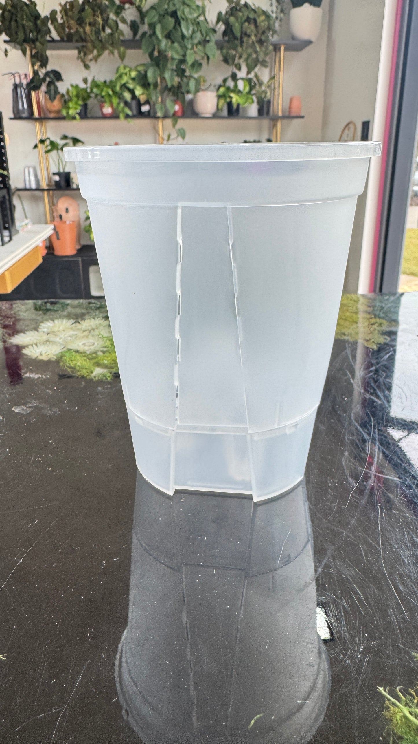 Self watering pots with air holes