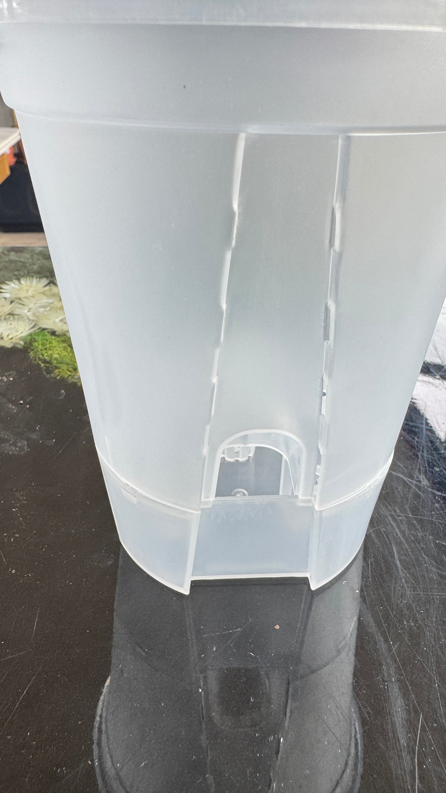 Self watering pots with air holes
